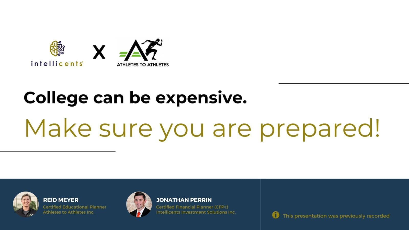 A2A & Intellicents Partner to Provide Free Financial Aid Webinar for Student-Athlete Families